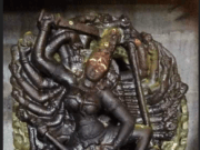 दुर्गा सप्तशती के विलक्षण स्वरूप तंजौर के गंगेयकौंडचोळपुरम मे स्थित महिषासुर मर्दनी और शुम्भ निशुम्भ मर्दिनी की एकीकृत विलक्षण प्रतिमा