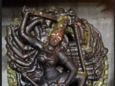 दुर्गा सप्तशती के विलक्षण स्वरूप तंजौर के गंगेयकौंडचोळपुरम मे स्थित महिषासुर मर्दनी और शुम्भ निशुम्भ मर्दिनी की एकीकृत विलक्षण प्रतिमा