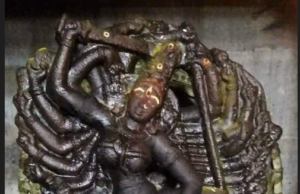 दुर्गा सप्तशती के विलक्षण स्वरूप तंजौर के गंगेयकौंडचोळपुरम मे स्थित महिषासुर मर्दनी और शुम्भ निशुम्भ मर्दिनी की एकीकृत विलक्षण प्रतिमा